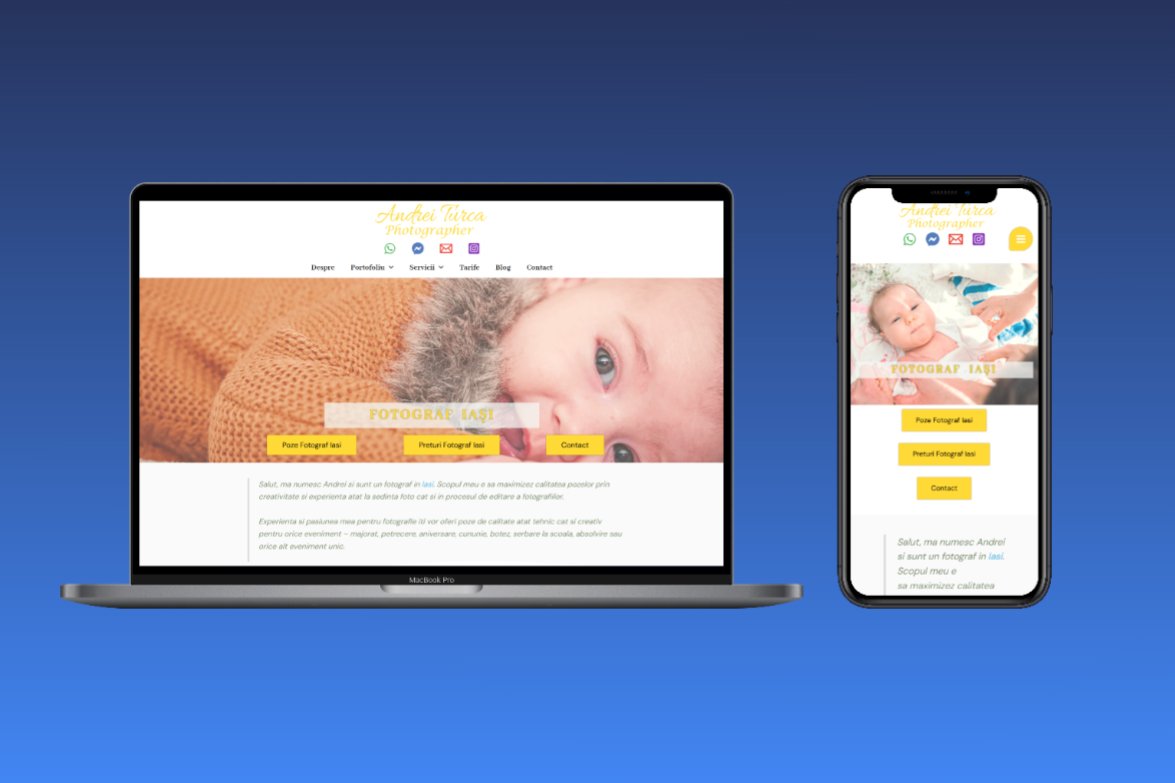 Realizare Site Fotograf Optimizat + Statistici SEO