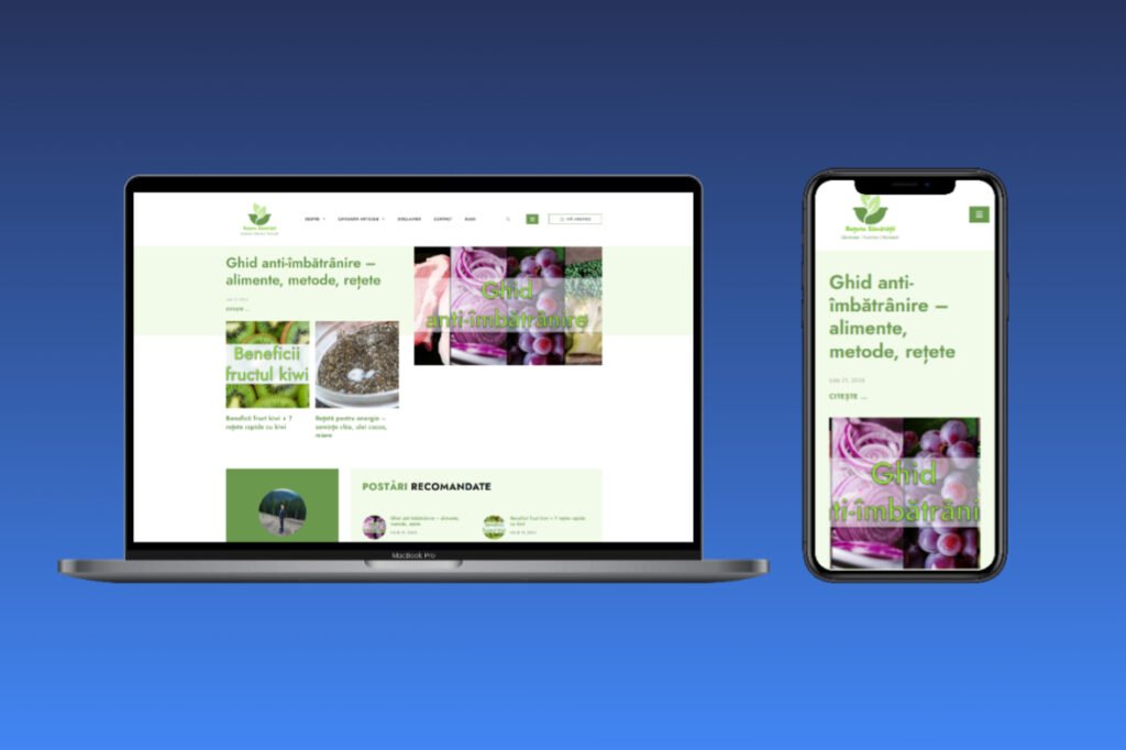 retetasanatatii.ro realizare site blog Retetasanatatii.ro Realizare Site Blog - Imagine Coperta