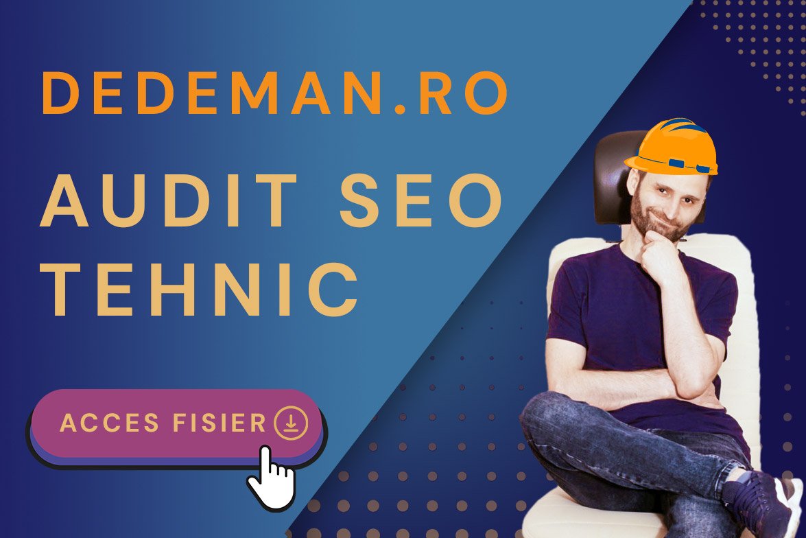 Audit SEO Tehnic Dedeman - Imagine De Coperta