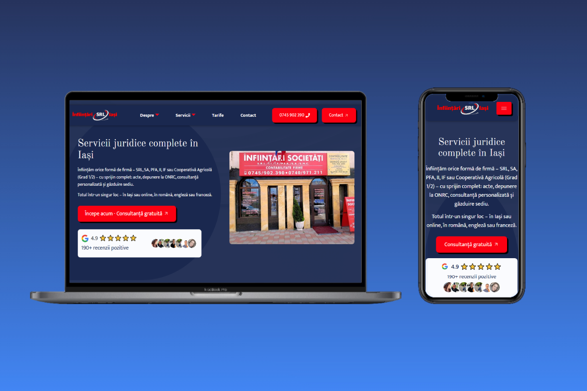 Site Local in Iasi – Studiu de caz SEO