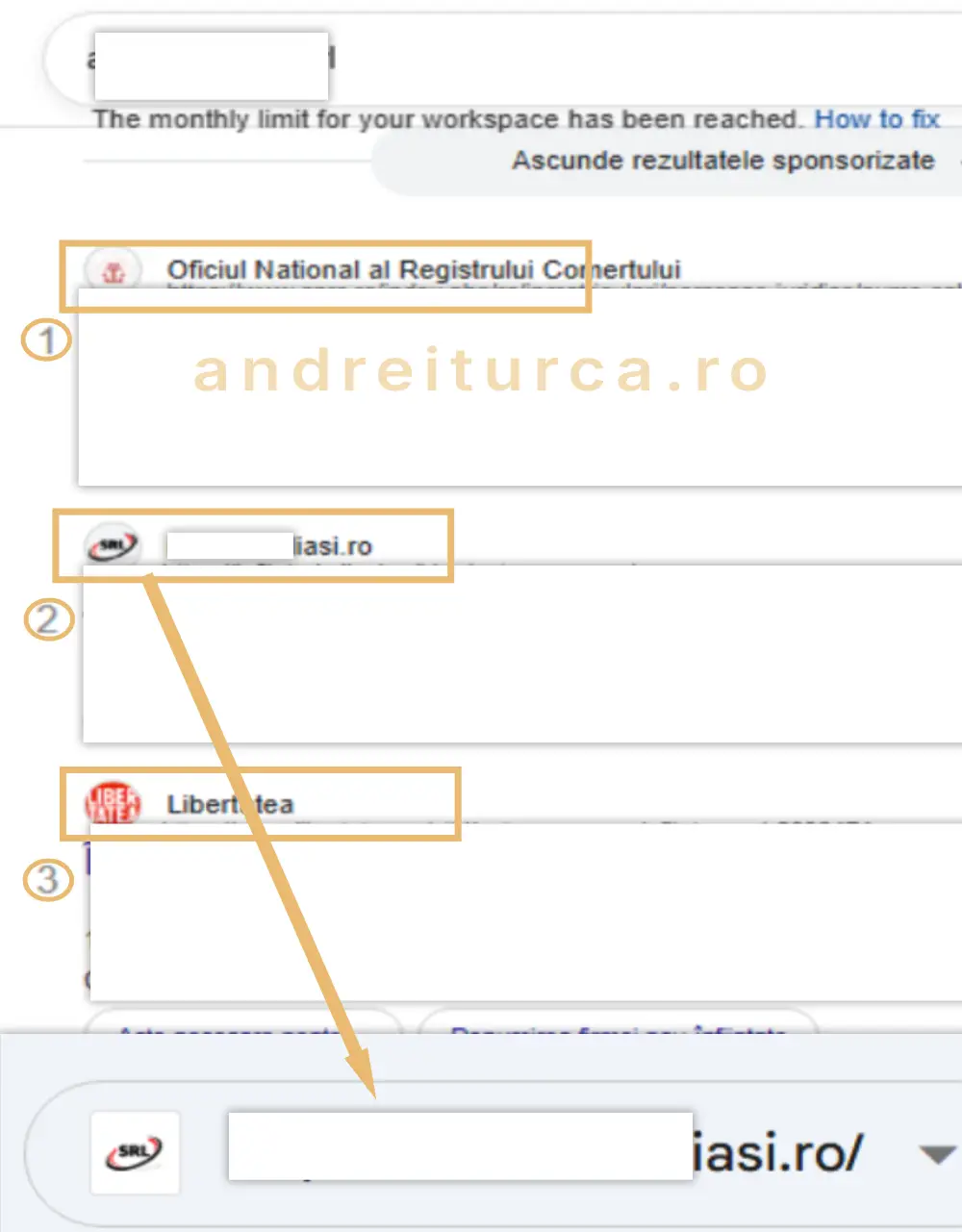 infiintari srl rankings blog keyword national